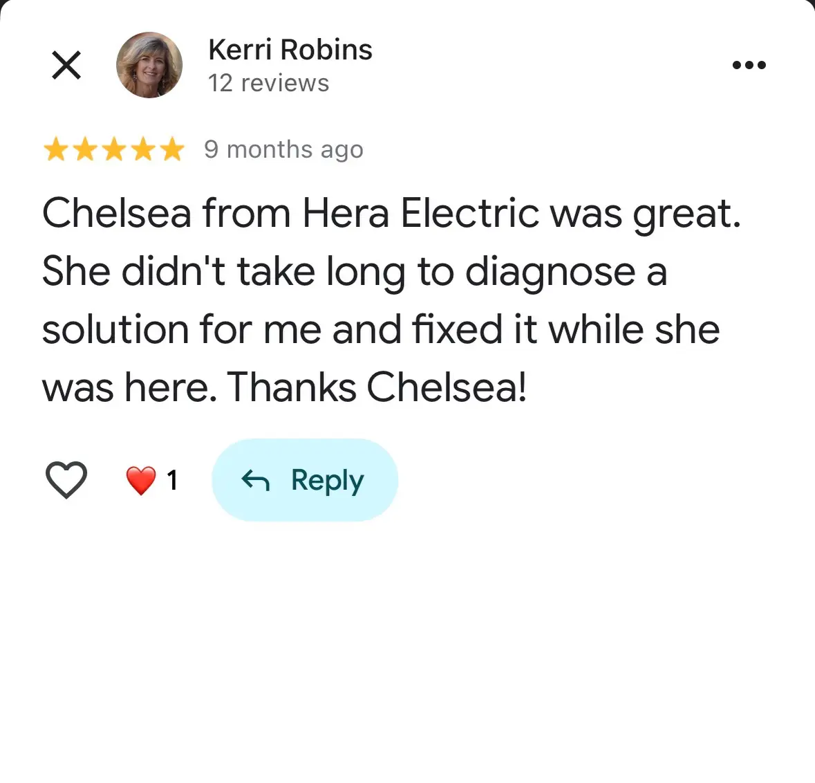 Reflecting on my first 5-star review and I'm reminded that it's the kind words from clients that keep me motivated. What makes me proudest is knowing our work is good, but the experiences we create are truly great. Customer service is always my top priority.

#yycsmallbusiness #electricalcontractor #womeninbusiness #womenintrades #customerservice
