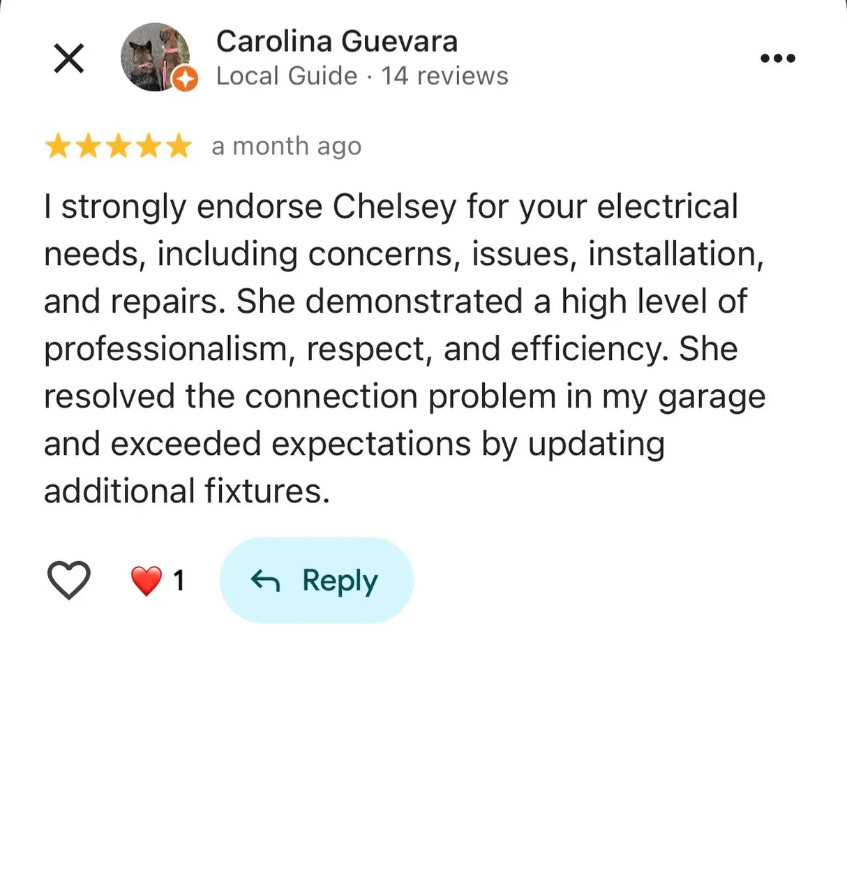 Only the best 🫡

#googlereview #yycsmallbusiness #calgaryelectrician #5starservice #electriciansofinstagram