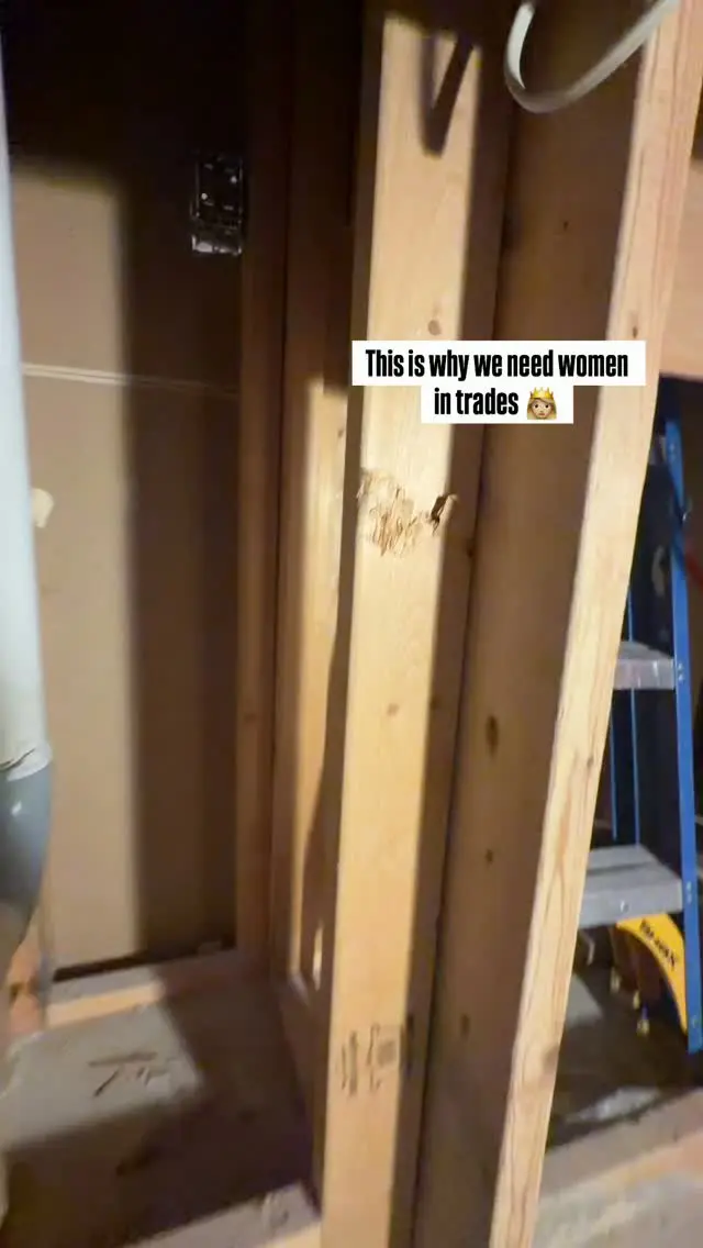 Small awkward spaces are my specialty 

#electricalcontractor #womenintrades #femaleelectrician #electrician #bluecollar