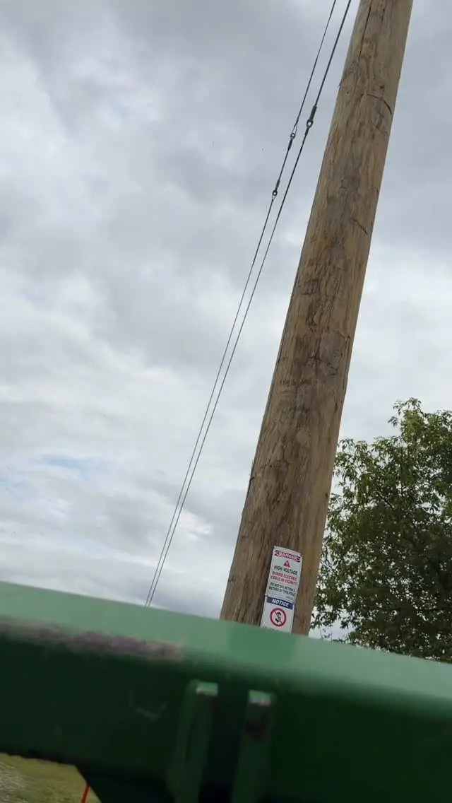 Here is an AI depiction of what you definitely should not be doing when disconnecting an overhead service!

#AI #safetyatwork #bluecollar #farminglife