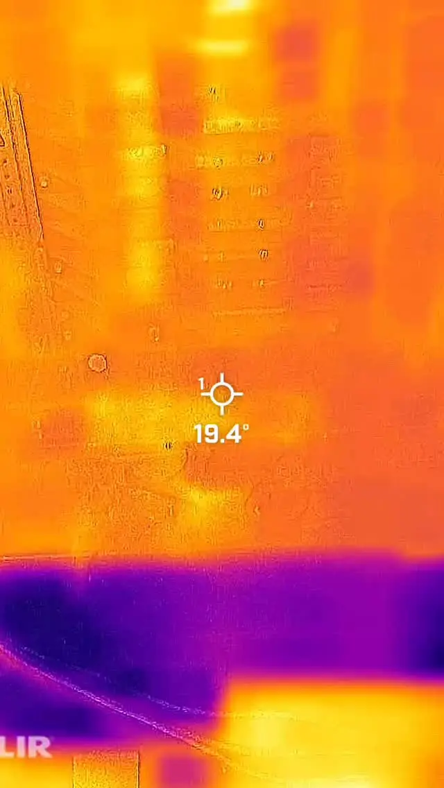The perfect panel temperature is basically just above room temperature of the space it’s located! 

This is exactly what we are looking for!

#thermalscan #electricalinspection #calgaryelectrician #femaleelectrician #womenintrades